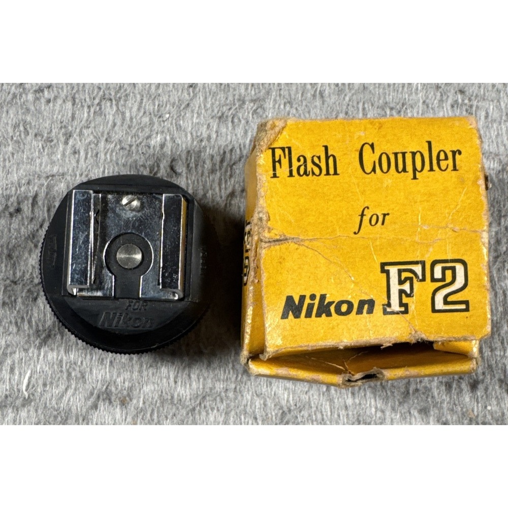 Nikon F2 Flash Coupler Unit for‎ F2 Film Camera in Box made in Korea